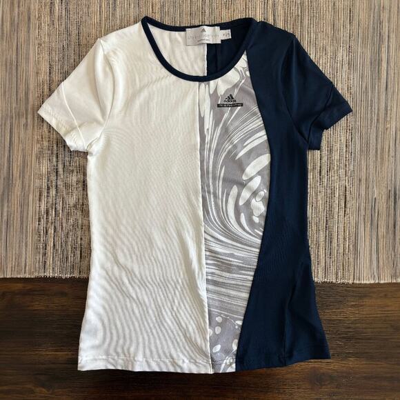 ADIDAS x STELLA McCARTNEY | Barricade Tennis Top Navy White Size Medium - Picture 1 of 3